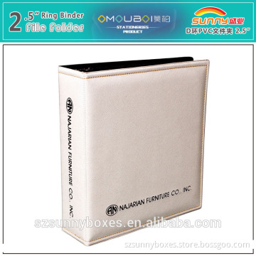 Metal 3-Ring Binder Mechanism A4 Loose Leaf Presentation Folder